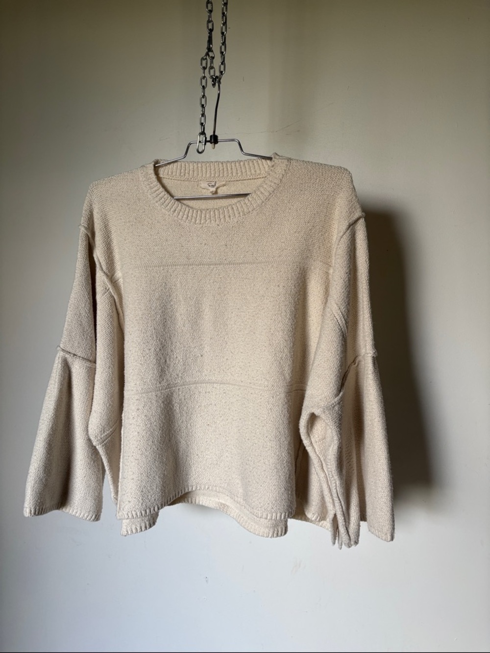 Easel Los Angeles Crewneck Beach Sweater Boxy Relaxed
